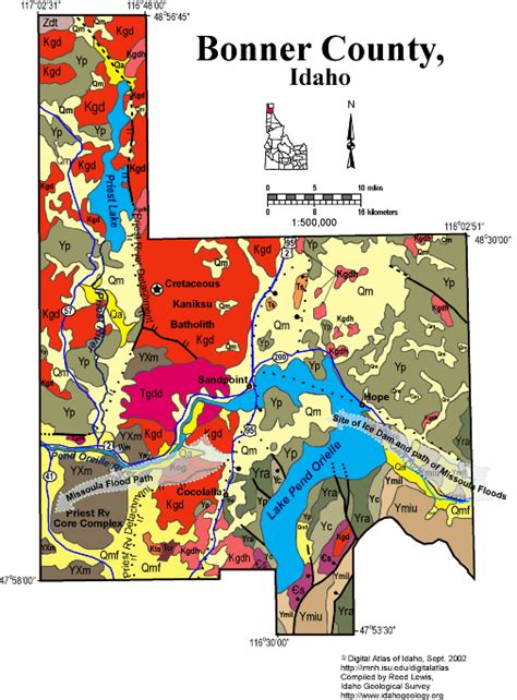 bonner county well map.